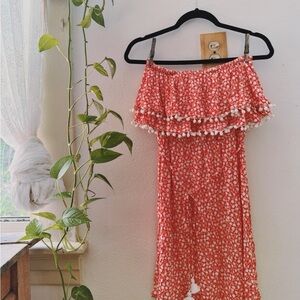 Ann Taylor LOFT Beach Women’s Strapless Floral Dress sz. XS